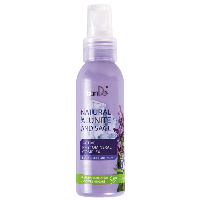 Dezodorant do ciała – spray „Naturalny ałunit i szałwia (30115)