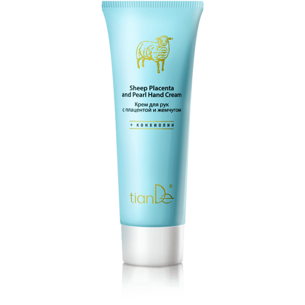 Krem do rąk z placentą i perłami (40104) Sheep Placenta and Pearl Hand Cream, 80 ml