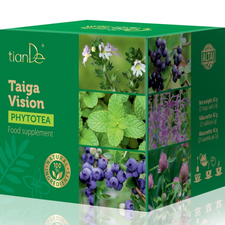 herbata na oczy - Herbata ziołowa "Spojrzenie Tajgi" 21 saszetek po 2g 125901