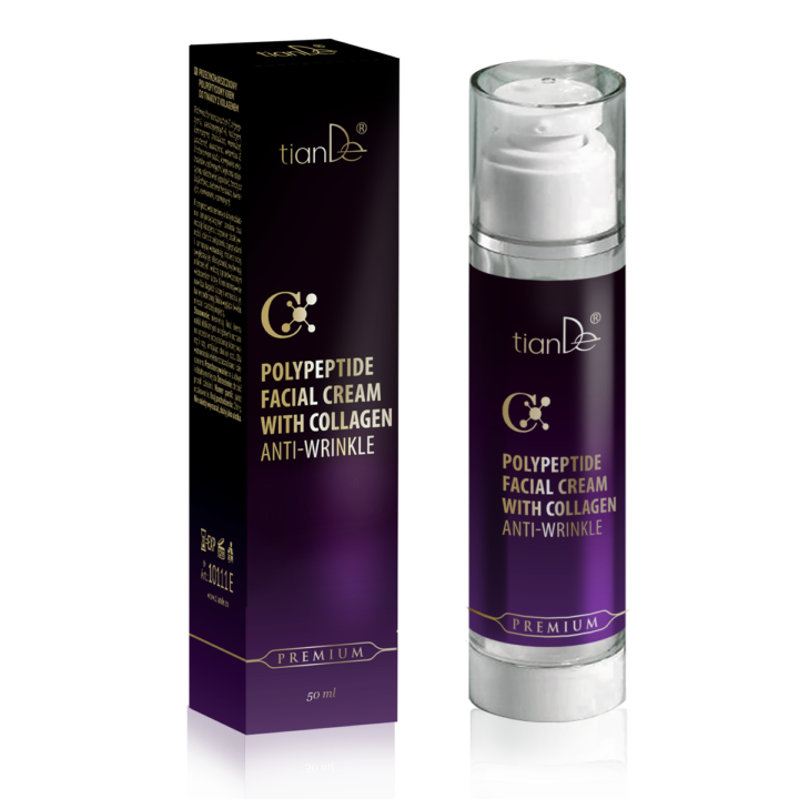 10111e 720x720 - Przeciwzmarszczkowy polipeptydowy krem do twarzy z kolagenem (10111) Anti-Wrinkle Polypeptide Facial Cream with Сollagen, 50 ml
