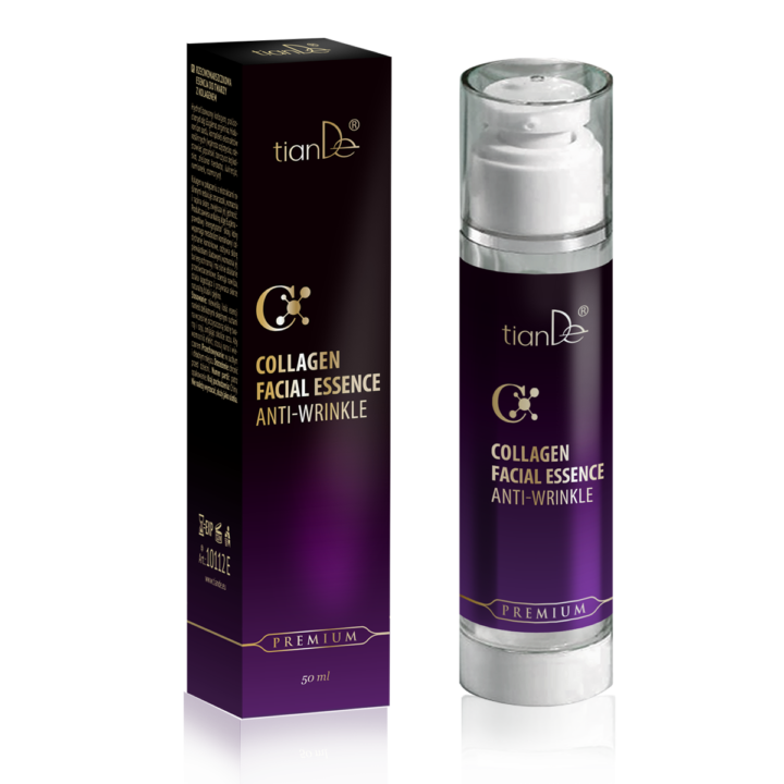 10112e 720x720 - Przeciwzmarszczkowa esencja do twarzy z kolagenem (10112) Anti-Wrinkle Сollagen Facial Essence, 50 ml