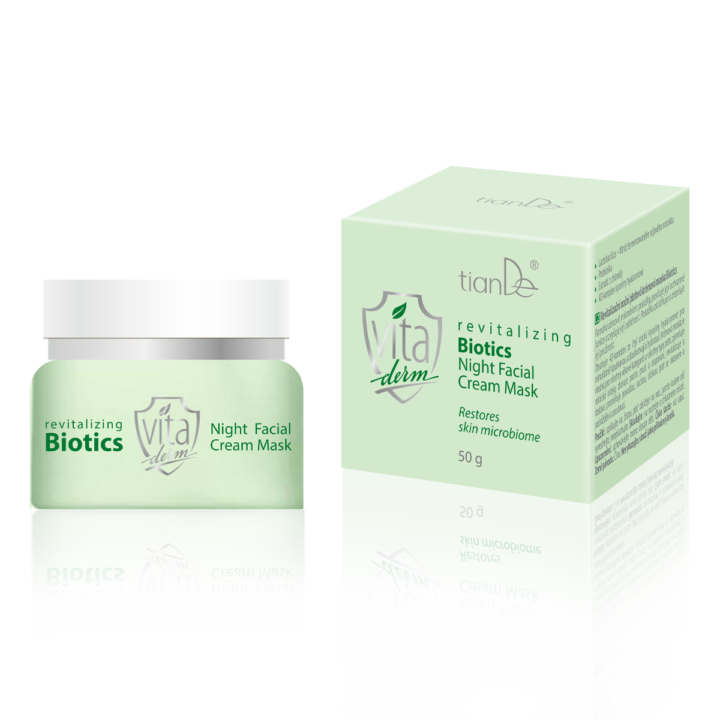 16310e 720x720 - Rewitalizująca maska-krem na noc (16310) Biotics Revitalizing Biotics Night Facial Cream Mask, 50 g