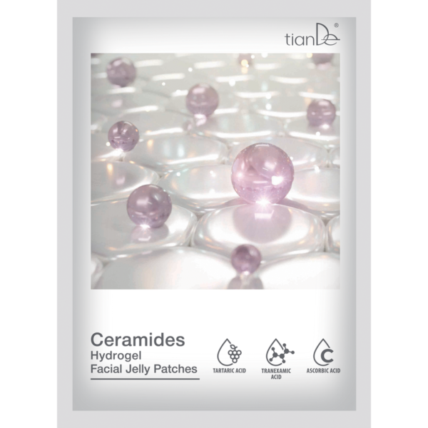 Hydrożelowe płatki do skóry z ceramidami Ceramides Hydrogel Facial Jelly Patches, 4 pcs x 3 g (50120)